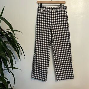 Madewell high waist gingham denim in size 26